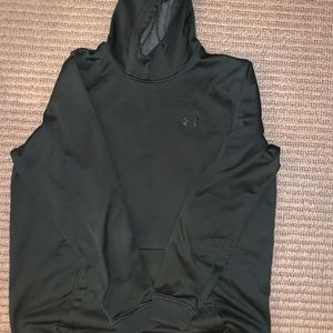 Under Armour army green hooded sweatshirt. XXL